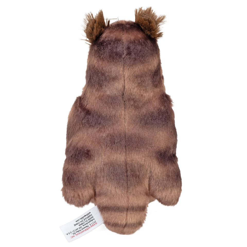 Audubon II Great Horned Owl Stuffed Animal with Sound — 5.5-Inch