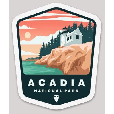 Acadia National Park Die Cut Sticker – Arrowhead