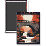 Acadia National Park Magnet - Hadlock Falls
