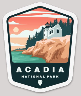 Acadia National Park Die Cut Sticker