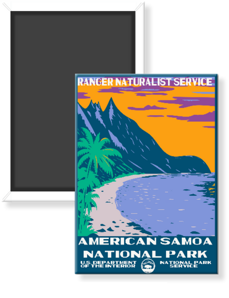 American Samoa National Park WPA Magnet