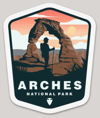 Arches National Park Die Cut Sticker