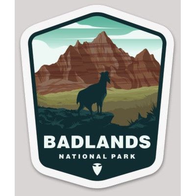 Badlands National Park Die Cut Sticker – Arrowhead