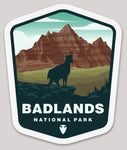 Badlands National Park Die Cut Sticker