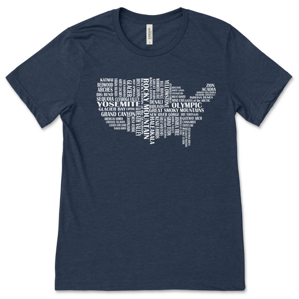 US National Parks T shirt