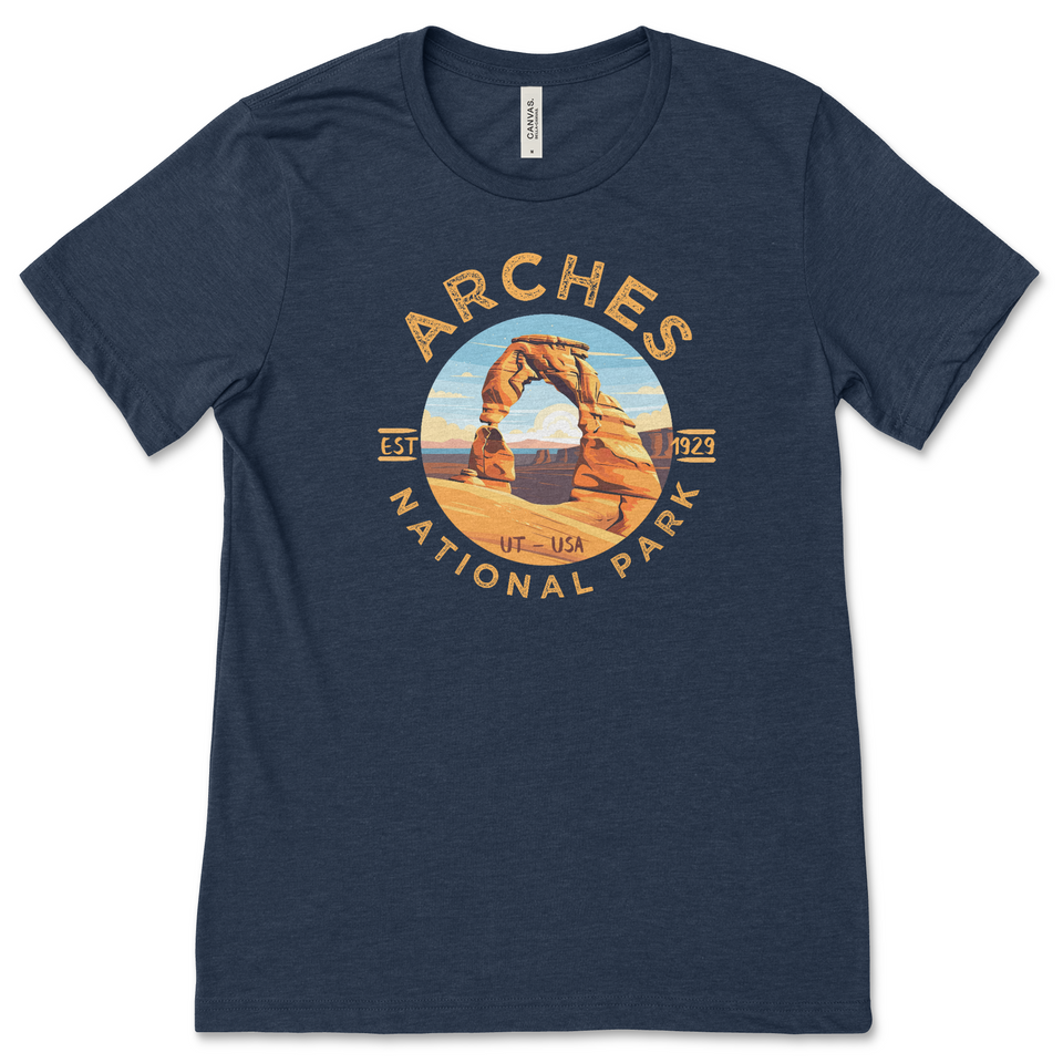 Arches National Park T-Shirt – Delicate Arch Landscape