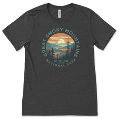 Great Smoky Mountains National Park T-Shirt – Mountain Sunset Circle