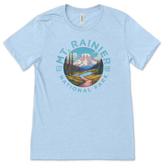 Mount Rainier National Park T-Shirt – Mountain Meadow Circle