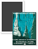 Carlsbad Caverns National Park WPA Magnet