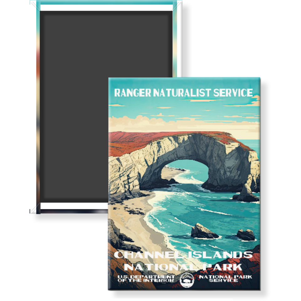 Channel Islands National Park Magnet – Vintage WPA Style
