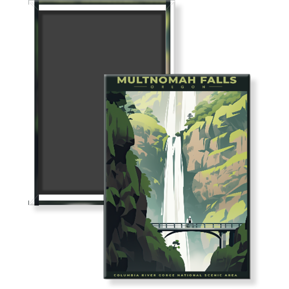 Multnomah Falls Magnet - Columbia River Gorge