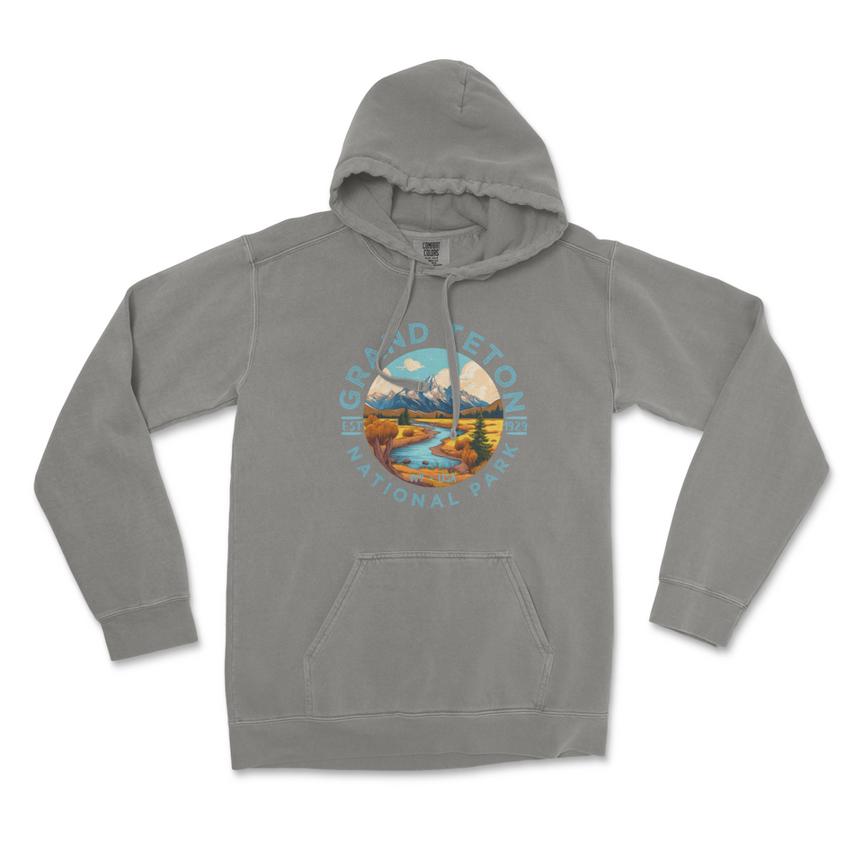 Grand Teton National Park Comfort Colors Hoodie