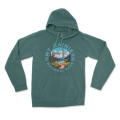 Mount Rainier National Park Comfort Colors Hoodie