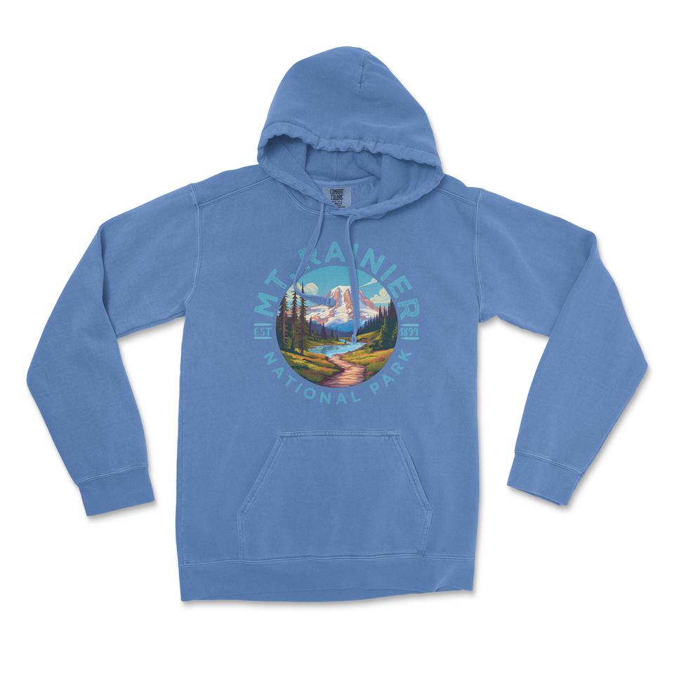 Mount Rainier National Park Comfort Colors Hoodie