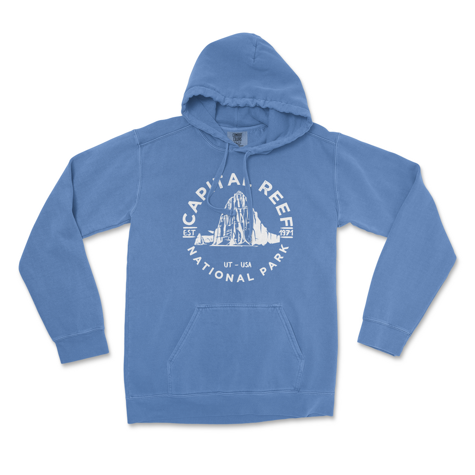 Capitol Reef National Park Garment-Dyed Hoodie