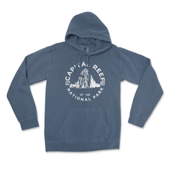Capitol Reef National Park Garment-Dyed Hoodie
