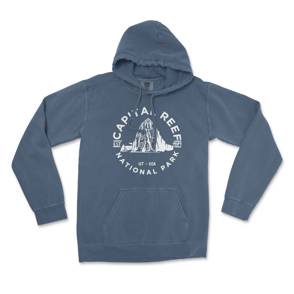 Capitol Reef National Park Garment-Dyed Hoodie