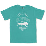 Yellowstone National Park Wolf Comfort Colors T Shirt