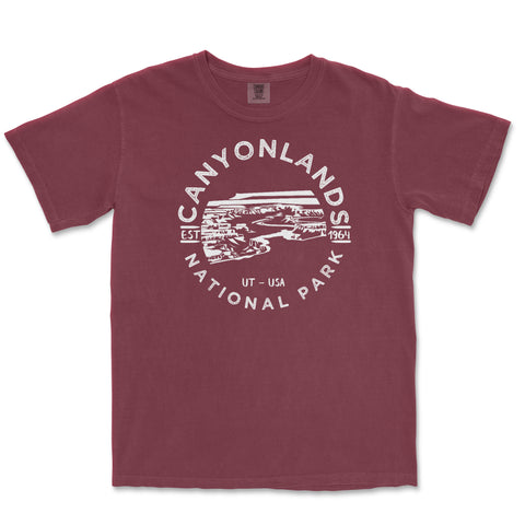 Canyonlands National Park Comfort Colors T-Shirt – Desert Panorama