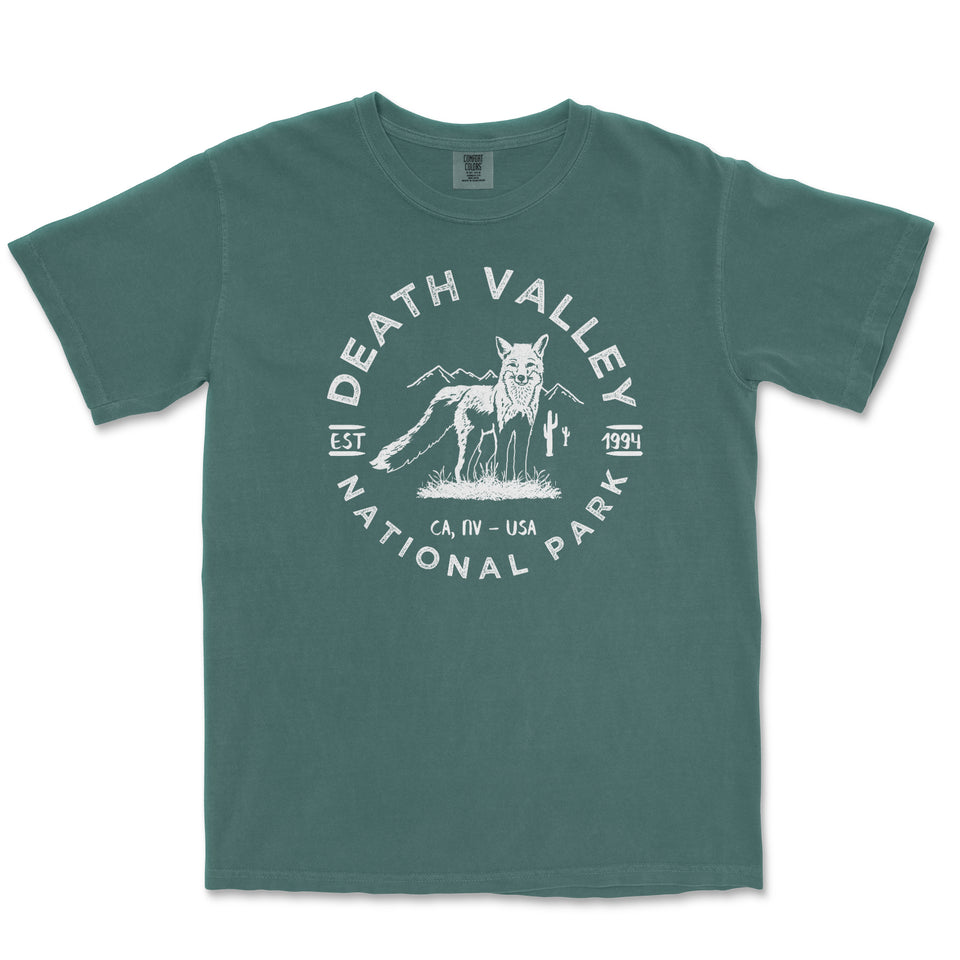 Death Valley National Park Comfort Colors T-Shirt – Kit Fox Emblem