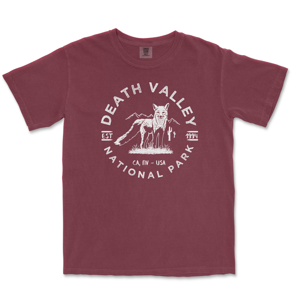 Death Valley National Park Comfort Colors T-Shirt – Kit Fox Emblem