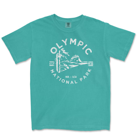 Olympic National Park Comfort Colors T-Shirt – Coastline Emblem