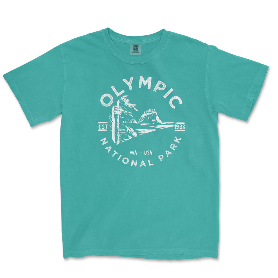 Olympic National Park Comfort Colors T-Shirt – Coastline Emblem