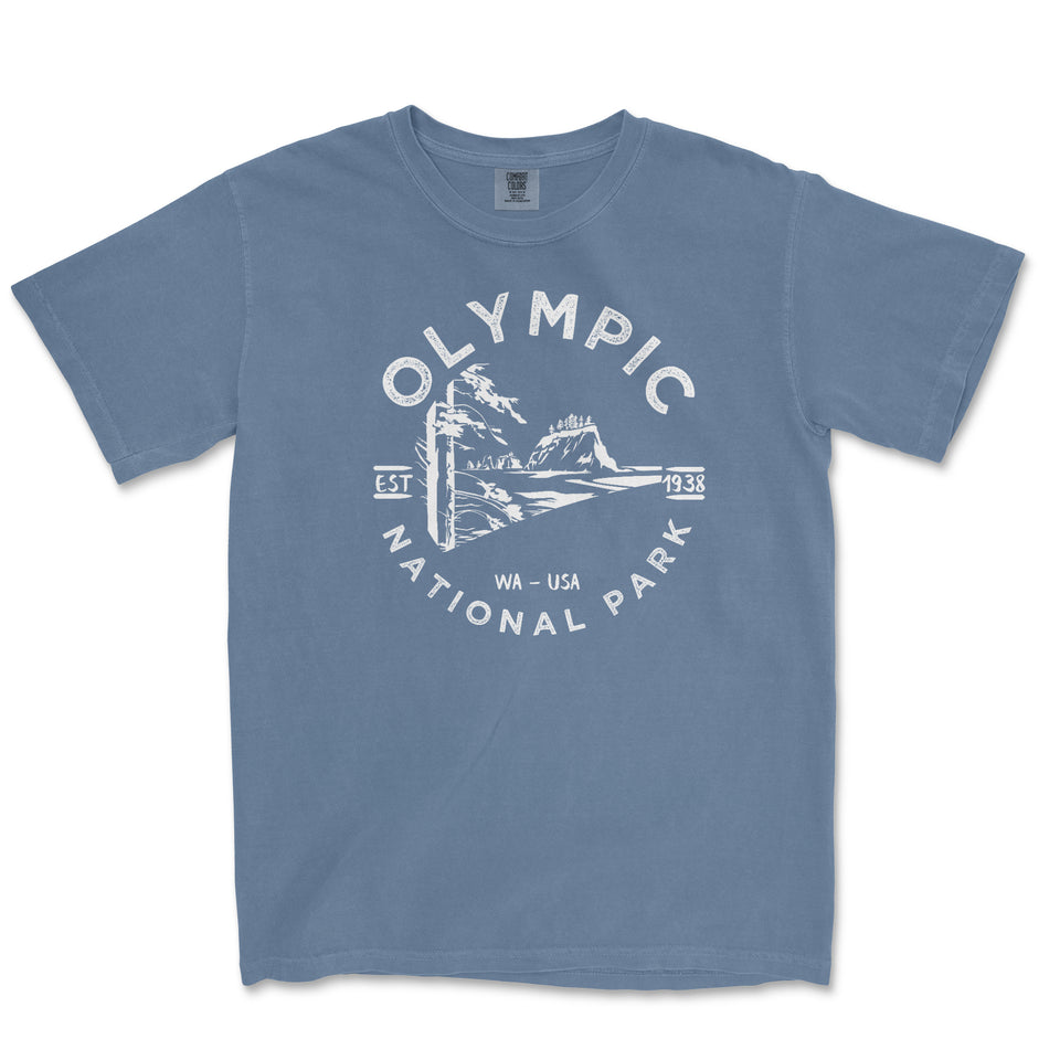 Olympic National Park Comfort Colors T-Shirt – Coastline Emblem