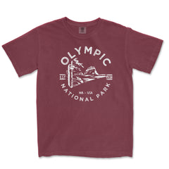 Olympic National Park Comfort Colors T-Shirt – Coastline Emblem