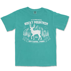 Rocky Mountain National Park Elk Comfort Colors T-Shirt – Elk and Forest