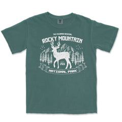 Rocky Mountain National Park Elk Comfort Colors T-Shirt – Elk and Forest