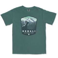 Denali National Park Comfort Colors T-Shirt – Mountain Badge