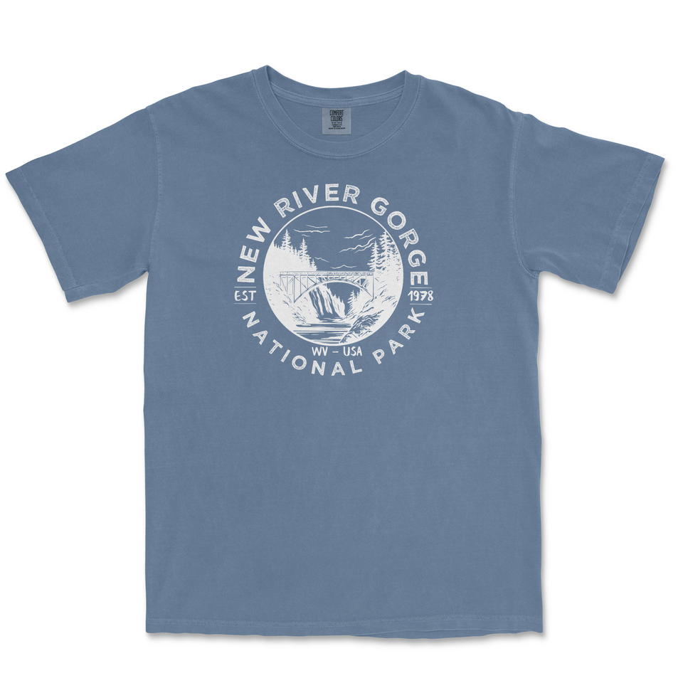 New River Gorge National Park Garment-Dyed T-Shirt