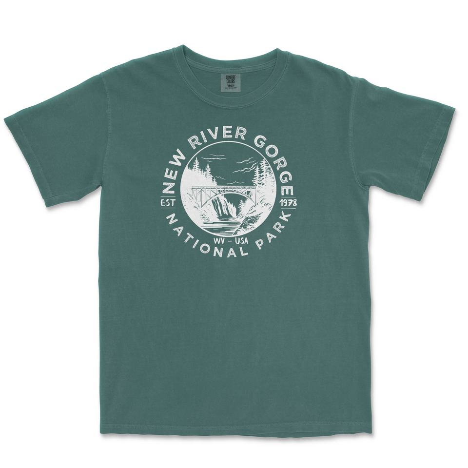 New River Gorge National Park Garment-Dyed T-Shirt