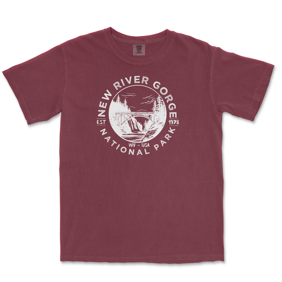 New River Gorge National Park Garment-Dyed T-Shirt