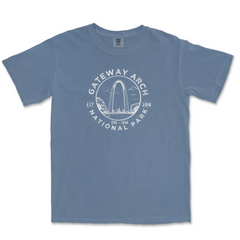 Gateway Arch National Park Garment-Dyed T-Shirt