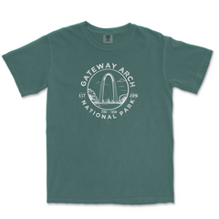 Gateway Arch National Park Garment-Dyed T-Shirt