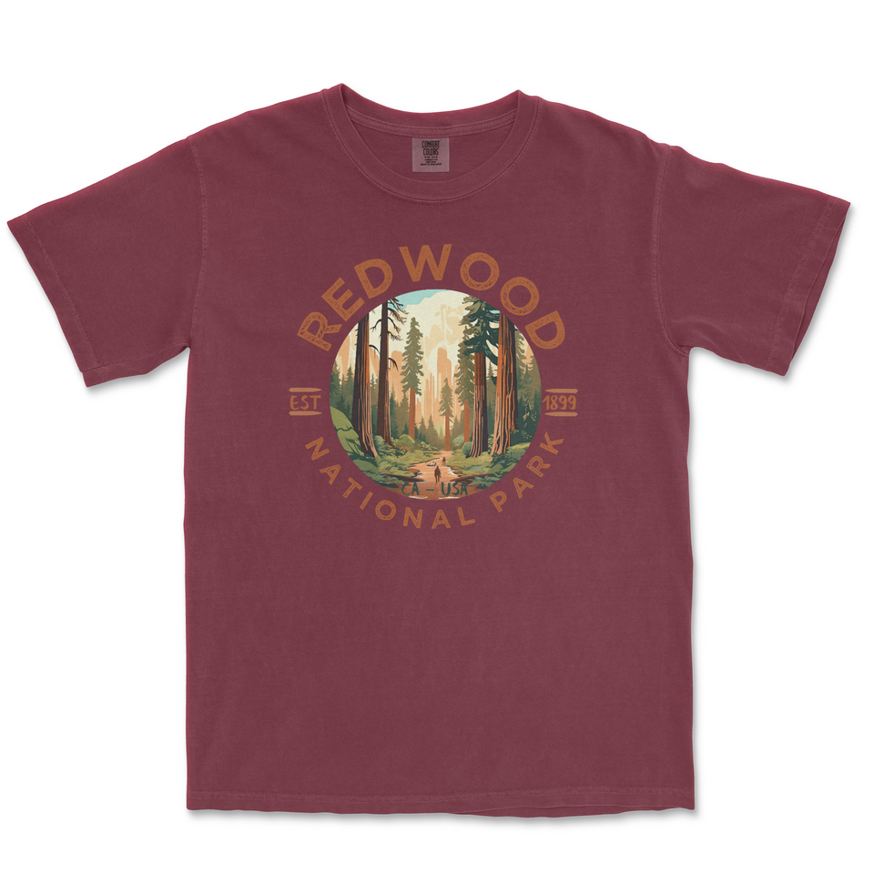 Redwood National Park Comfort Colors T-Shirt – Redwood Forest Circle