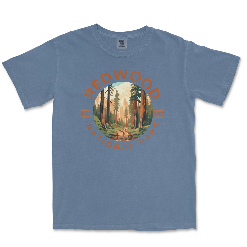 Redwood National Park Comfort Colors T-Shirt – Redwood Forest Circle