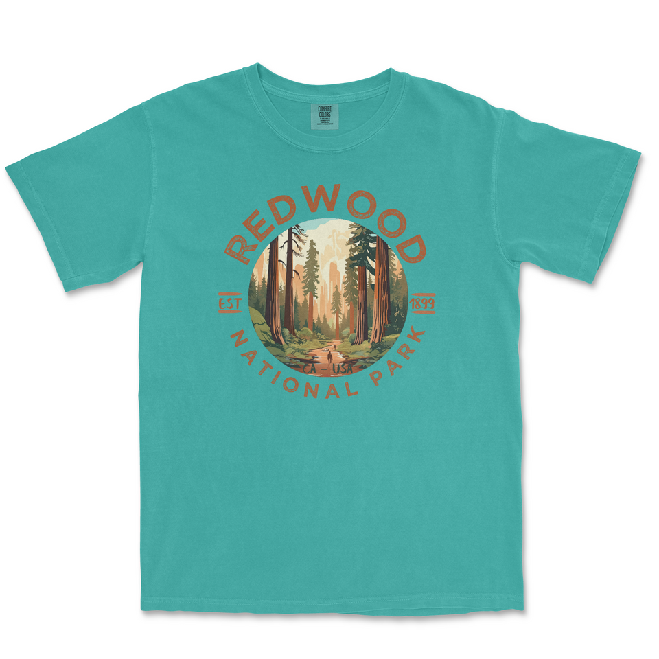 Redwood National Park Comfort Colors T-Shirt – Redwood Forest Circle