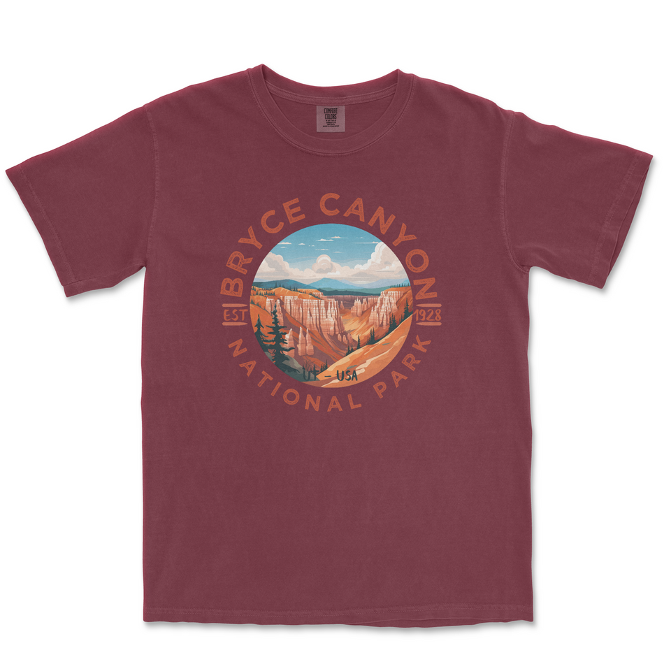 Bryce Canyon National Park Comfort Colors T-Shirt – Hoodoo Landscape Circle