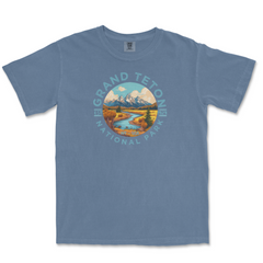 Grand Teton National Park Comfort Colors T-Shirt – River Valley Circle