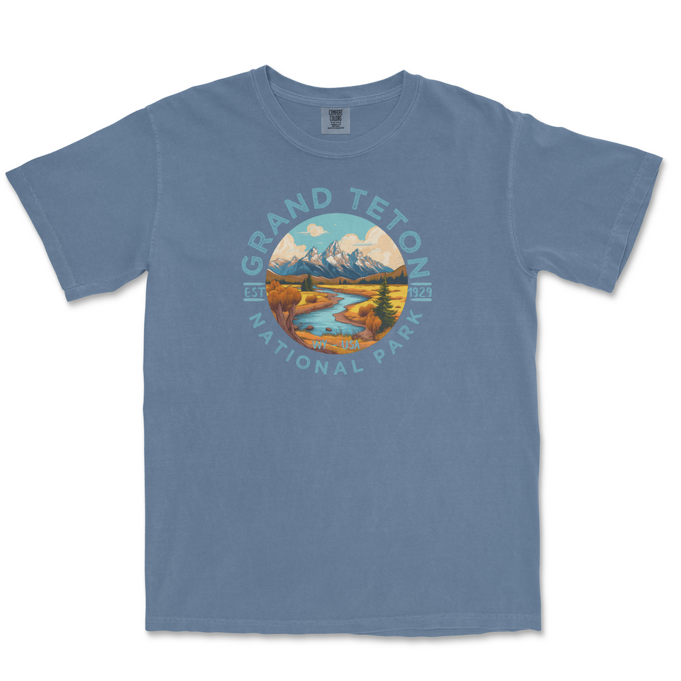 Grand Teton National Park Comfort Colors T-Shirt – River Valley Circle