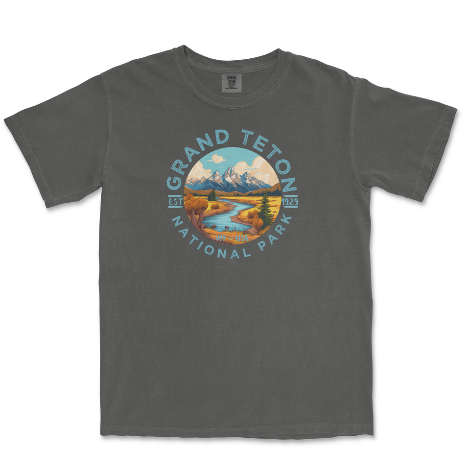 Grand Teton National Park Comfort Colors T-Shirt – River Valley Circle