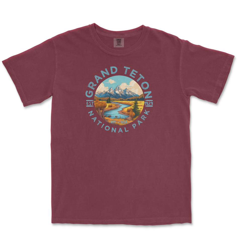 Grand Teton National Park Comfort Colors T-Shirt – River Valley Circle