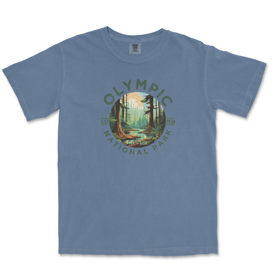 Olympic National Park Comfort Colors T-Shirt – Forest Circle