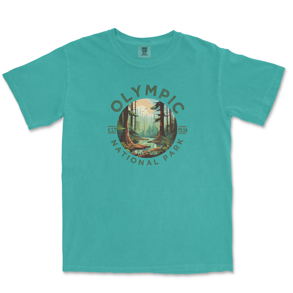 Olympic National Park Comfort Colors T-Shirt – Forest Circle