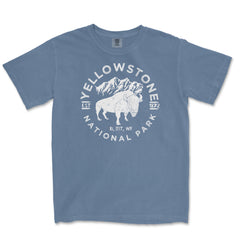 Yellowstone National Park Comfort Colors T-Shirt – Bison Emblem