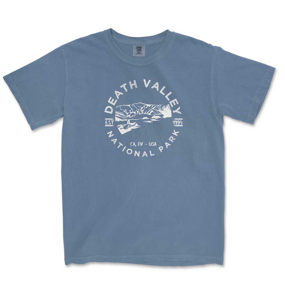 Death Valley National Park Comfort Colors T-Shirt – Desert Panorama