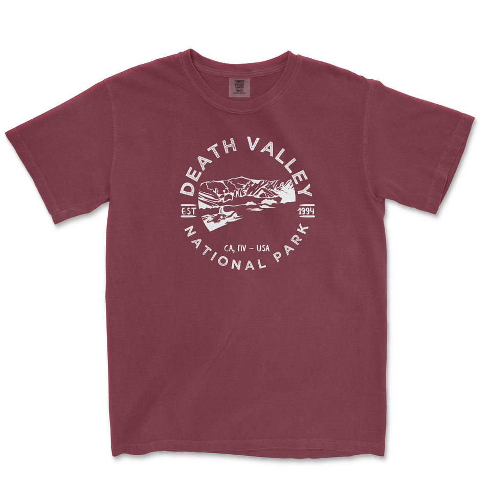 Death Valley National Park Comfort Colors T-Shirt – Desert Panorama